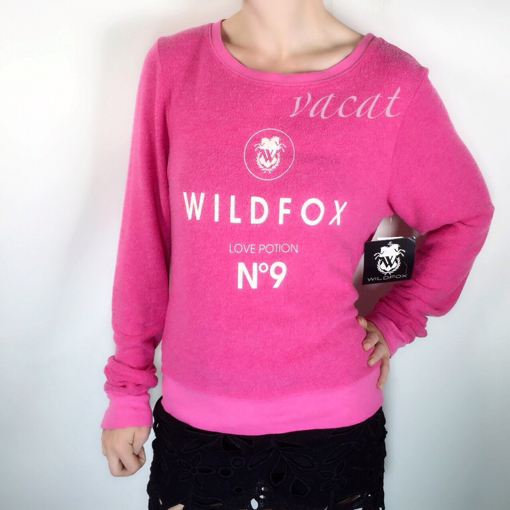 Wildfox Pink Love Potion No. 9 Oversized Sweatshirt